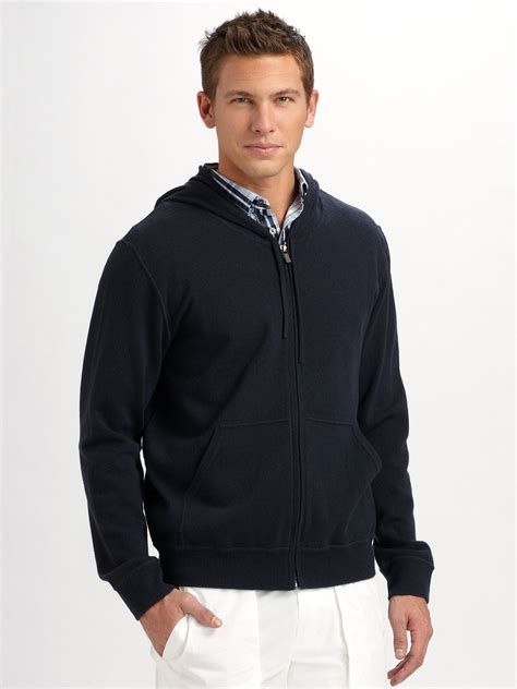 michael kors zip-up hoodie men's|Michael Kors sweatshirts for men.